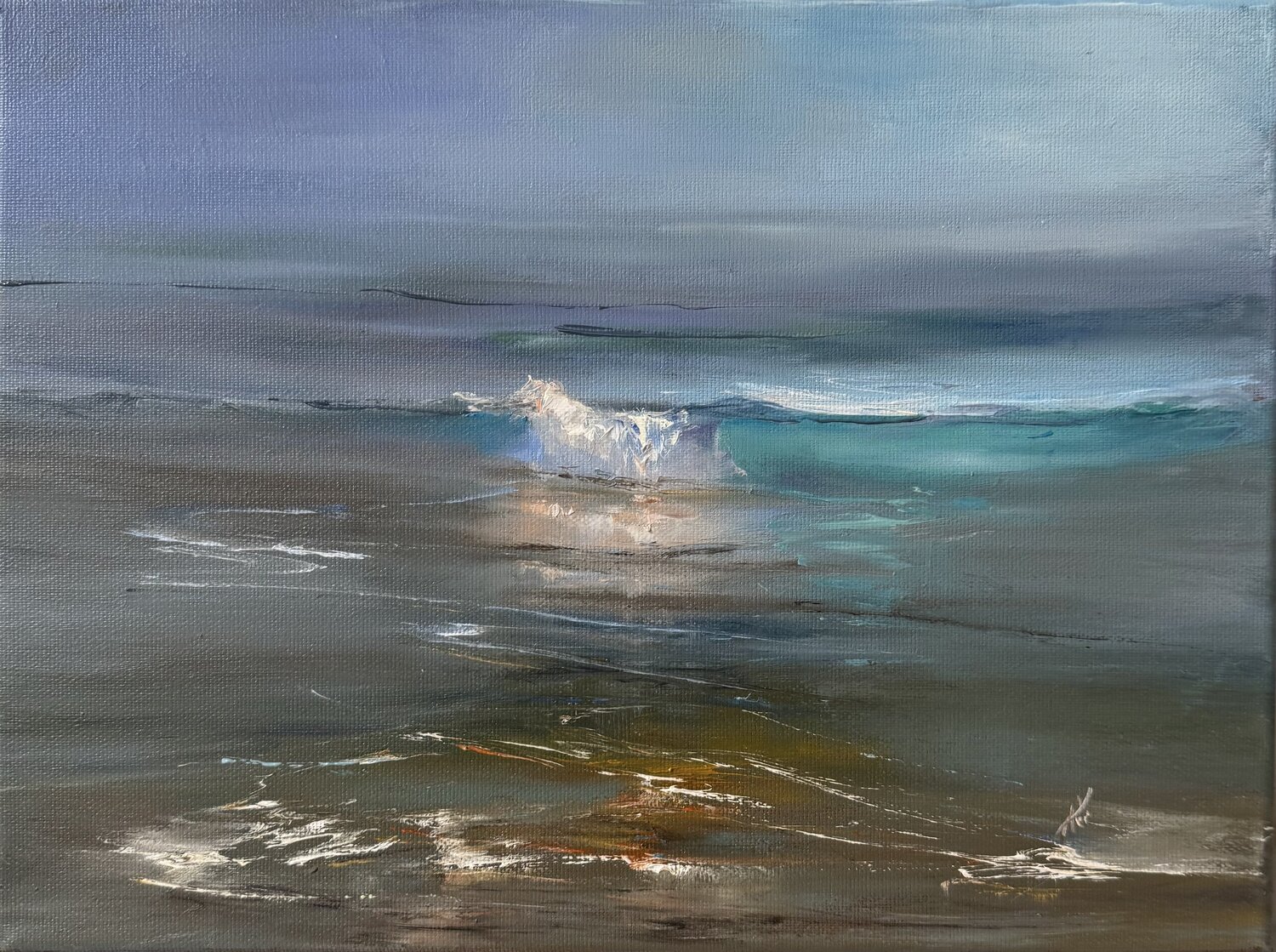 Ocean’s romance Alesia Yeremeyeva Original painting for sale