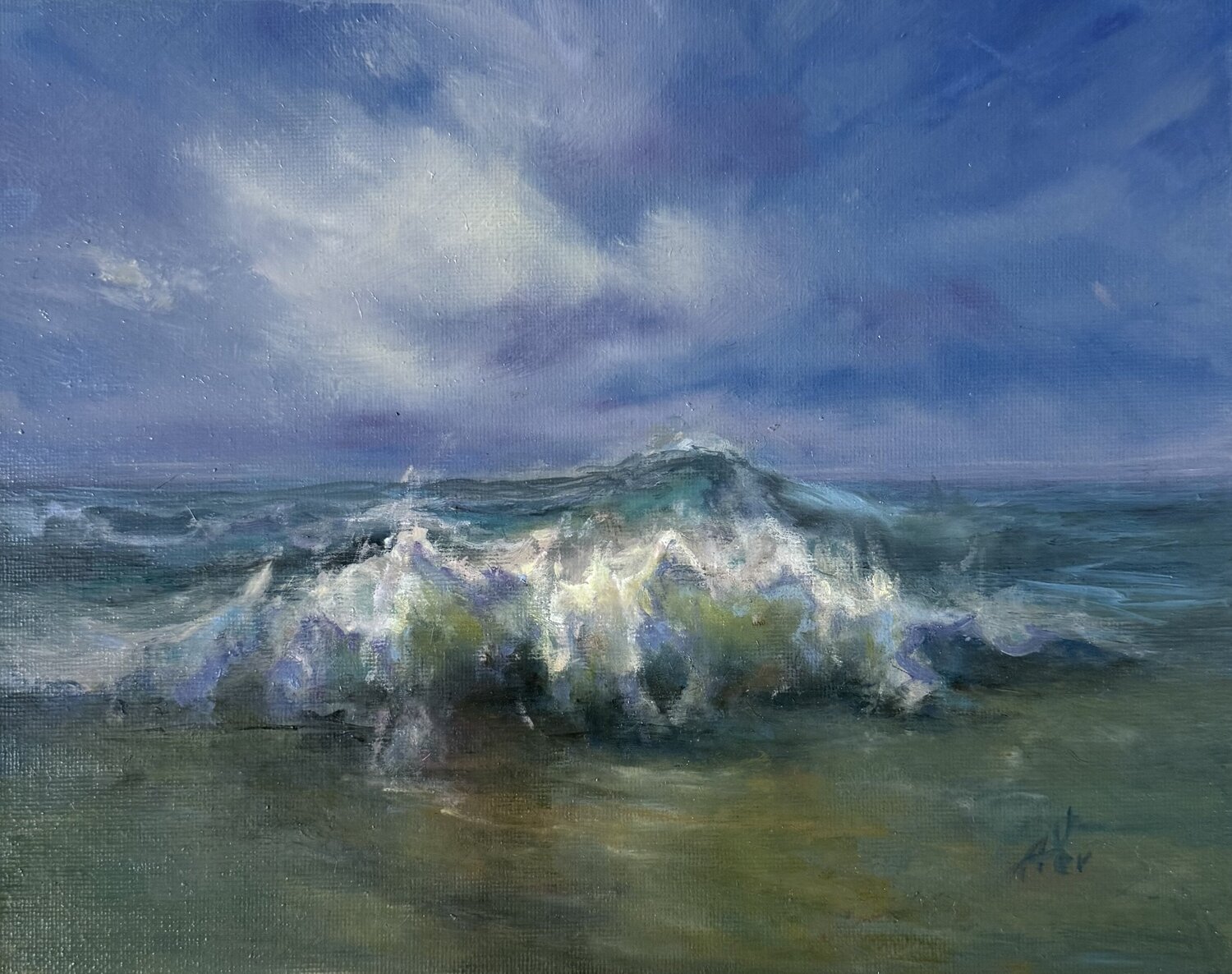 August storm Alesia Yeremeyeva Originalgemälde zu verkaufen
