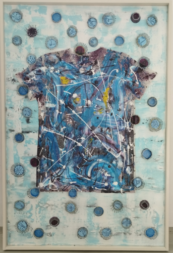 Blaues T-SHIRT by Rudolf Ixenmaier, Painting for Sale on Select