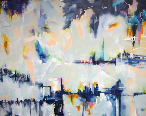 Connection by Ute Roehe, Painting for Sale on Select