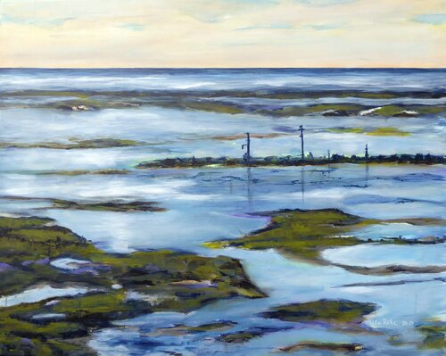 Wadden Sea by Ute Roehe, Painting for Sale on Select