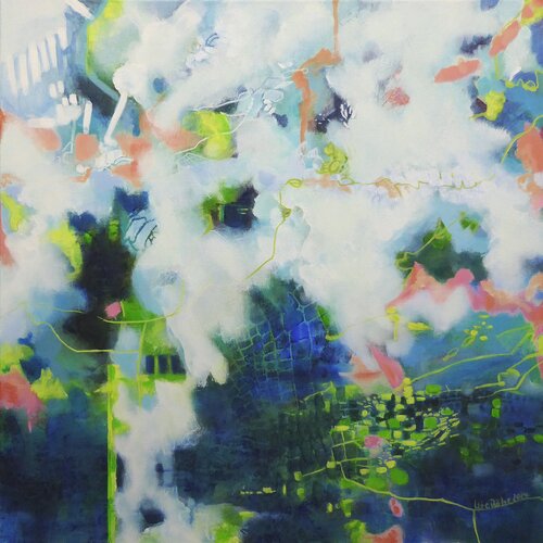 Cheerful until Cloudy by Ute Roehe, Painting for Sale on Select