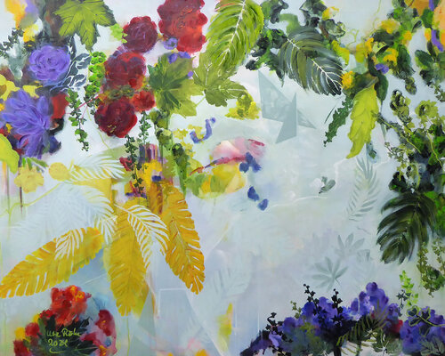 Potpourrie 1 by Ute Roehe, Painting for Sale on Select