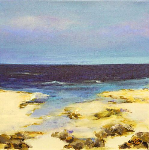 Brittany Impression 3 by Ute Roehe, Painting for Sale on Select