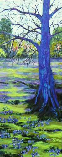 Spring in the park by Ute Roehe, Painting for Sale on Select