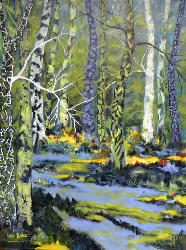 The Fantastic Forest by Ute Roehe, Painting for Sale on Select