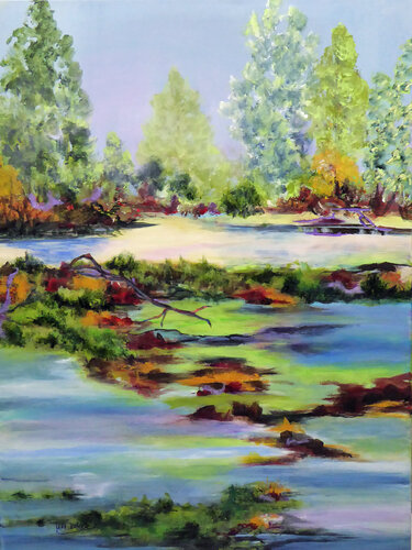 A Sunny Day by Ute Roehe, Painting for Sale on Select