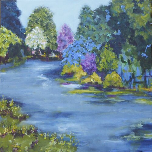 Midsummer by Ute Roehe, Painting for Sale on Select