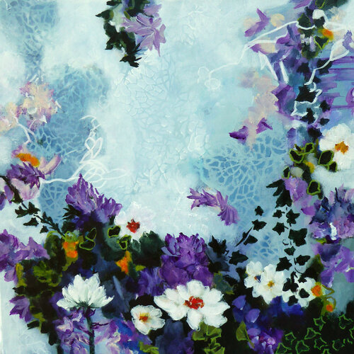 Violet Light by Ute Roehe, Painting for Sale on Select