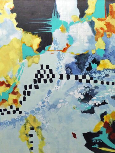 Colors take a walk by Ute Roehe, Painting for Sale on Select