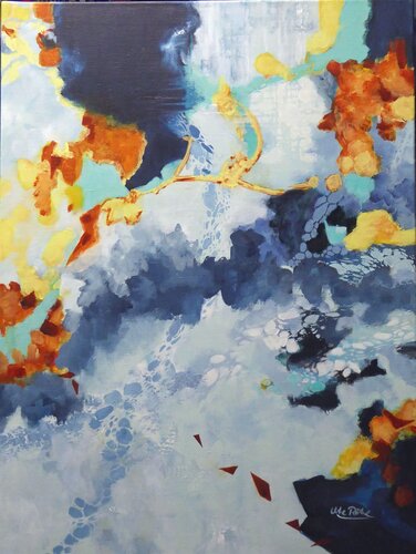 Colors take a walk by Ute Roehe, Painting for Sale on Select