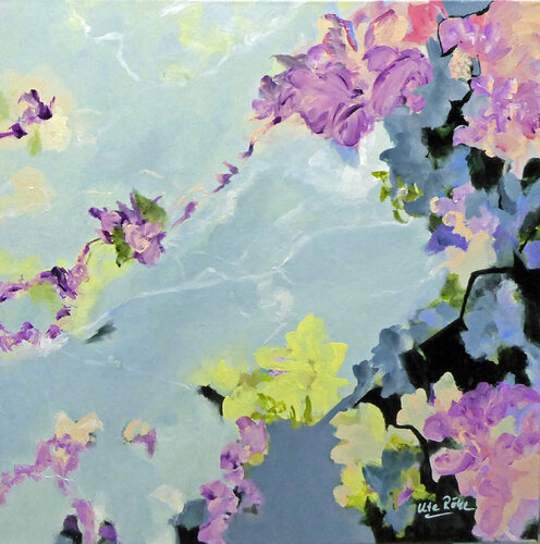 Blossom Echo by Ute Roehe, Painting for Sale on Select