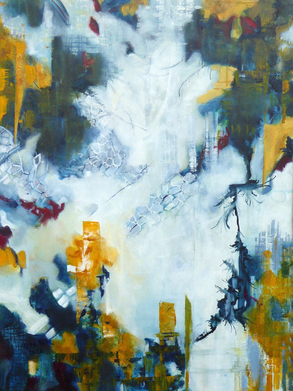 Vibration Ute Roehe Original painting for sale
