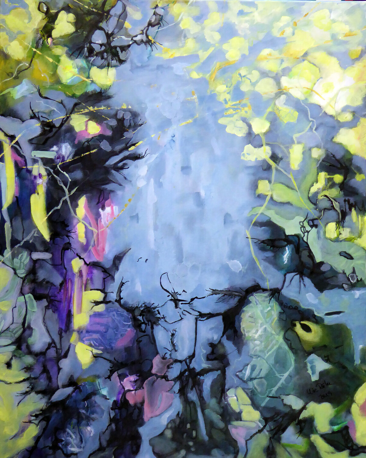 Grey Autumn Light Ute Roehe Original painting for sale