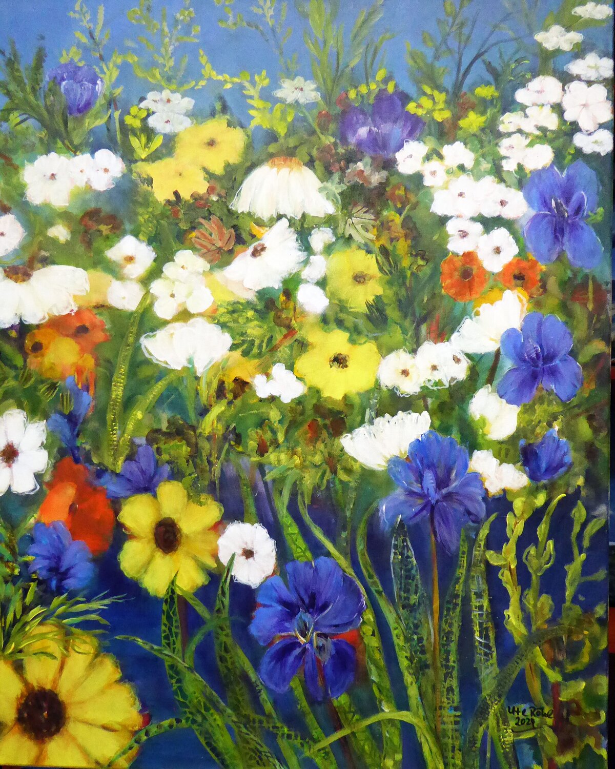 Sommer Meadow Ute Roehe Original painting for sale