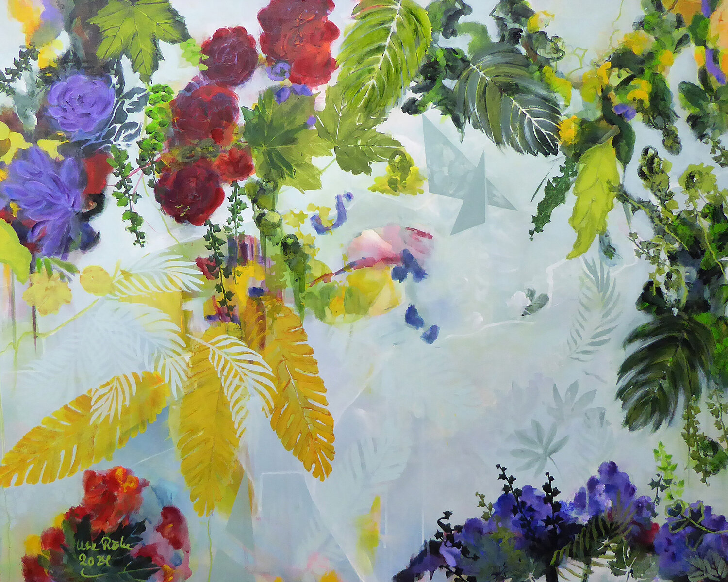 Potpourrie 1 Ute Roehe Original painting for sale