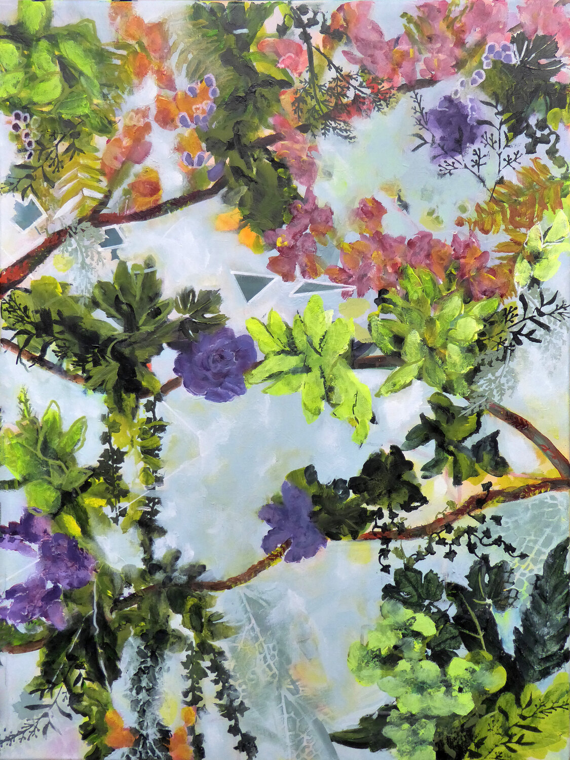 Potpourrie 2 Ute Roehe Original painting for sale