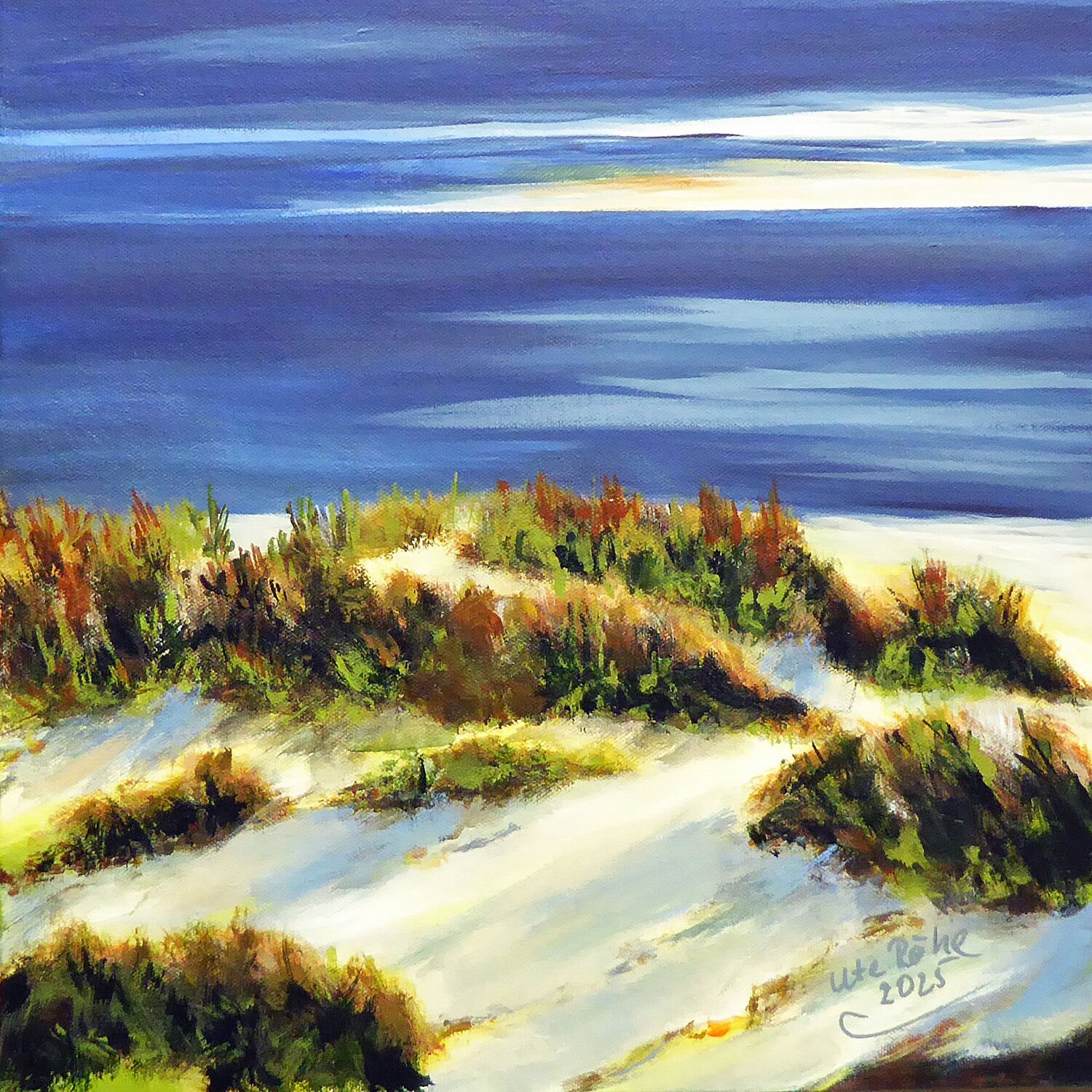 Pure North Sea 7, a Wadden Sea Painting Ute Roehe Original painting for sale