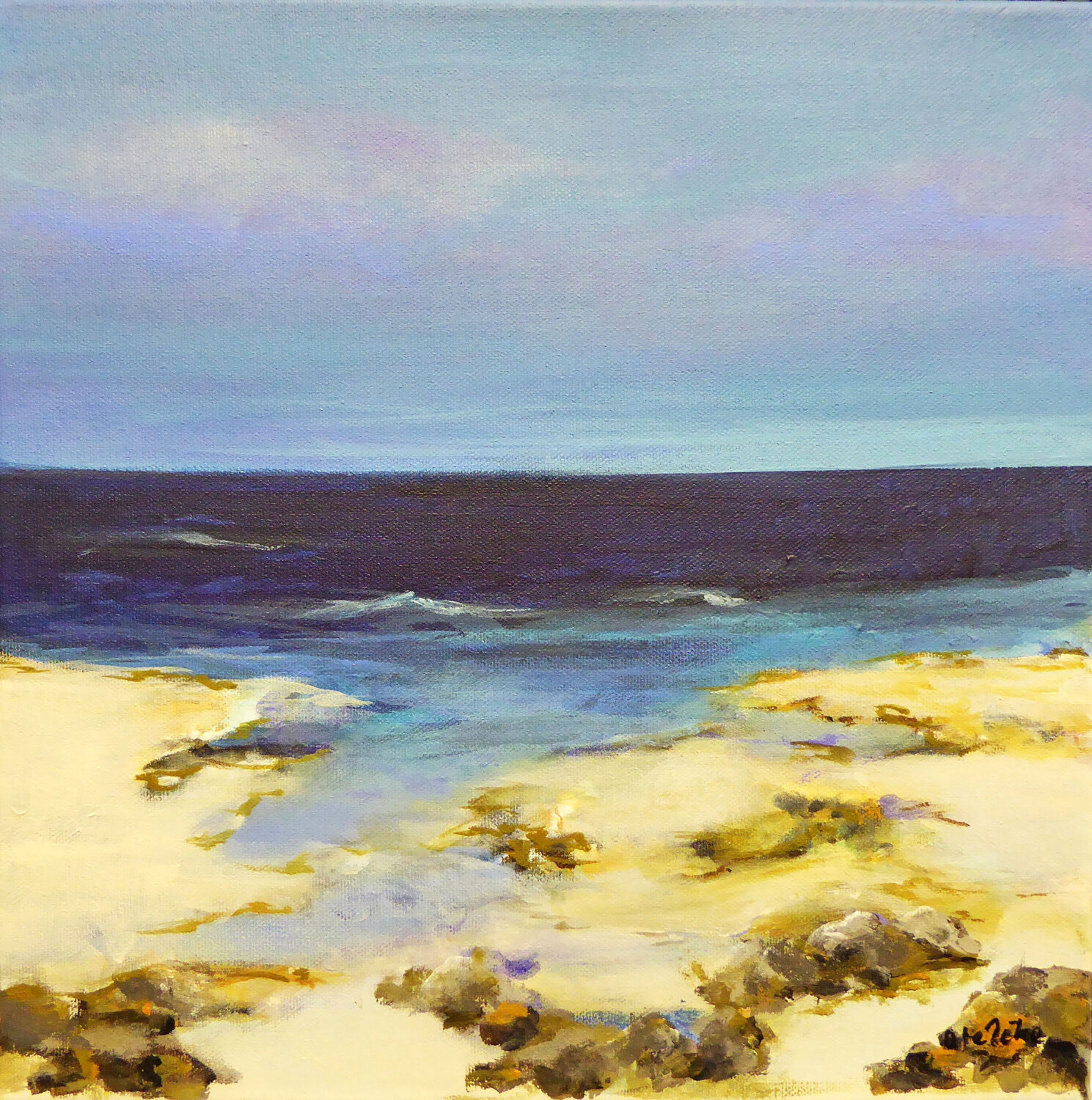 Brittany Impression 3 Ute Roehe Original painting for sale