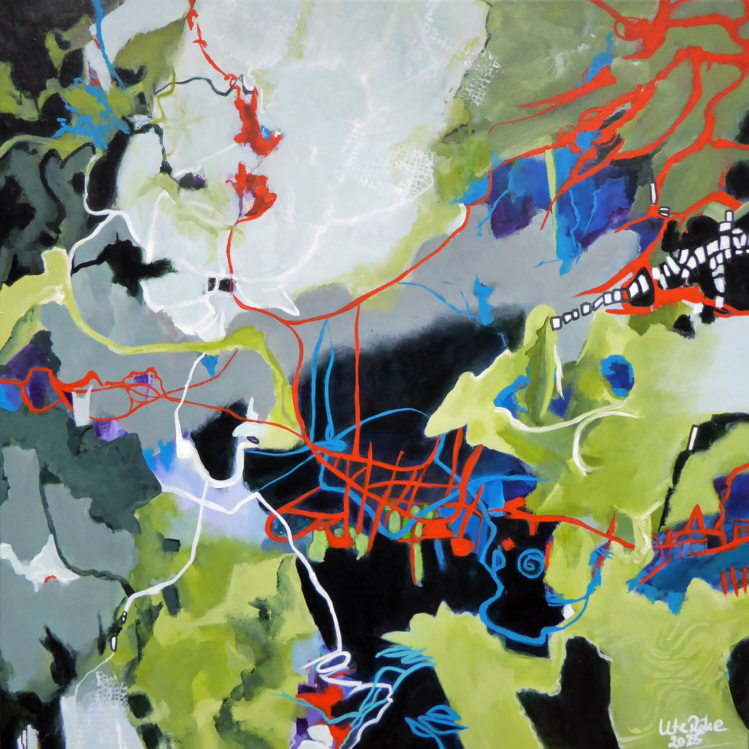 Contrasts Ute Roehe Original painting for sale