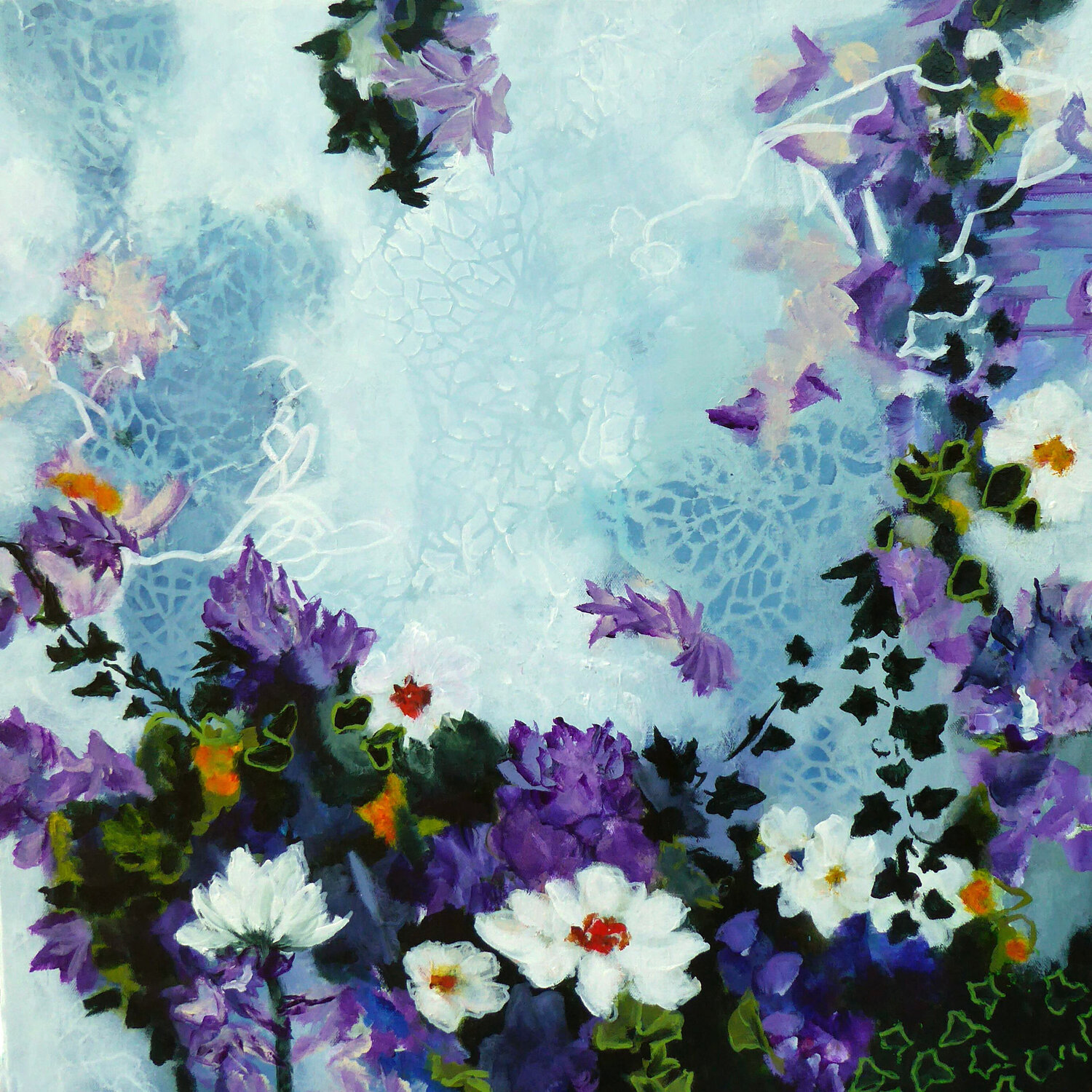 Violet Light Ute Roehe Original painting for sale