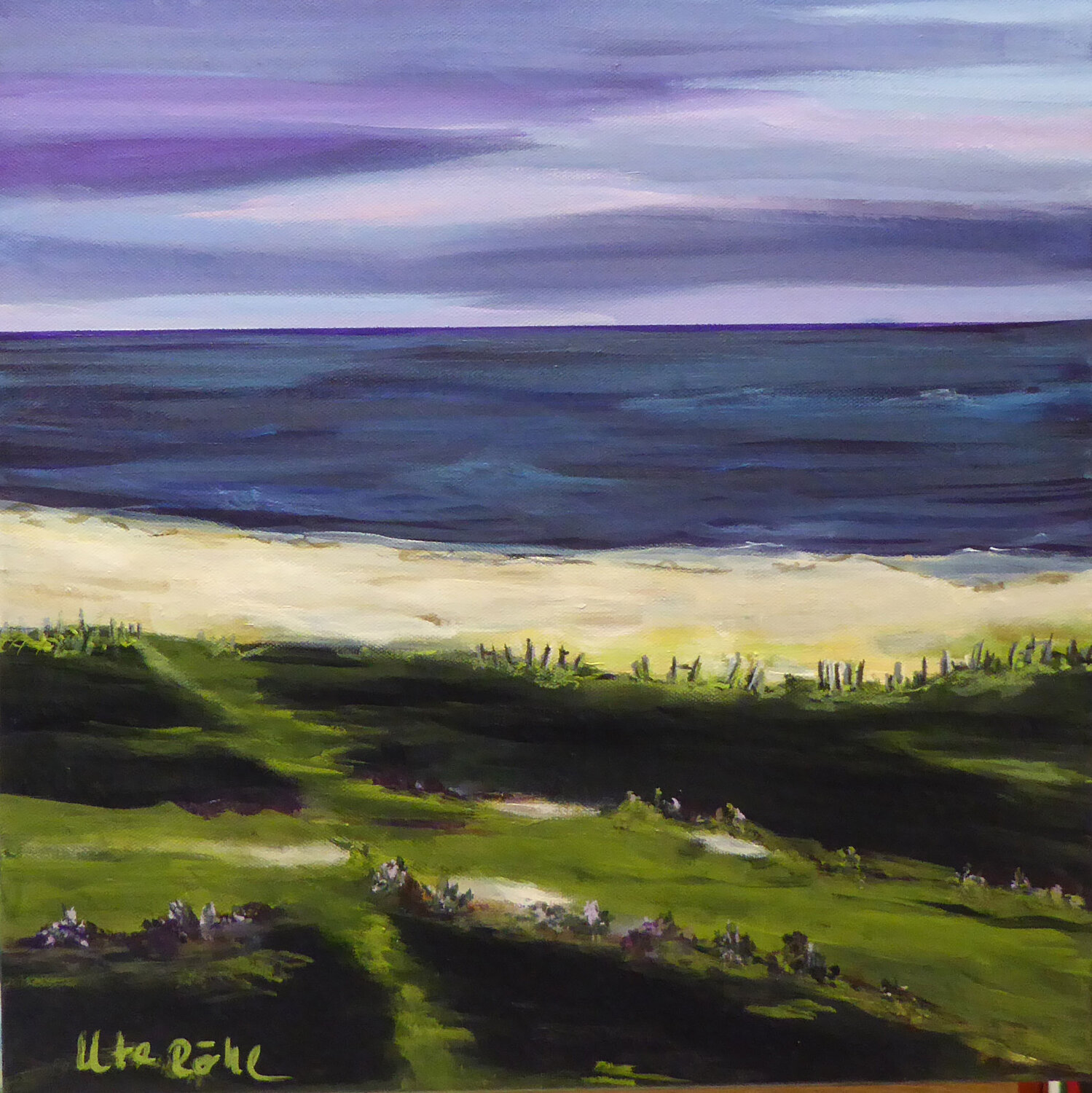 North Sea pur 2 Ute Roehe Original painting for sale