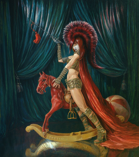 A Horse by Andrii Zhukov, Painting for Sale on Select