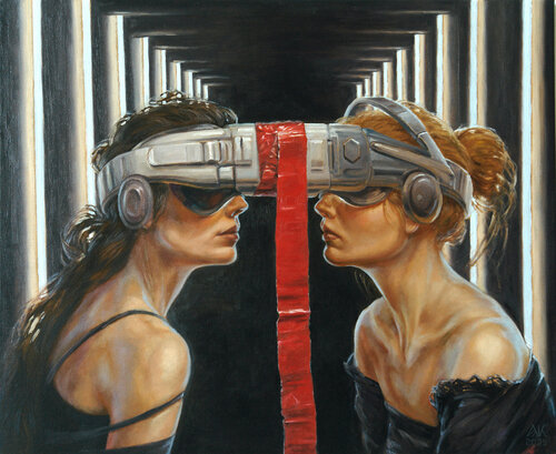 A Join View by Andrii Zhukov, Painting for Sale on Select