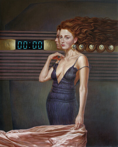 Zero Hours, Zero Minutes by Andrii Zhukov, Painting for Sale on Select