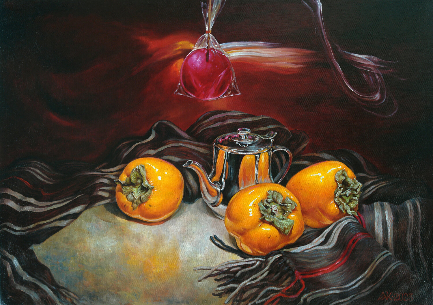 Warm Still Life Andrii Zhukov Original painting for sale