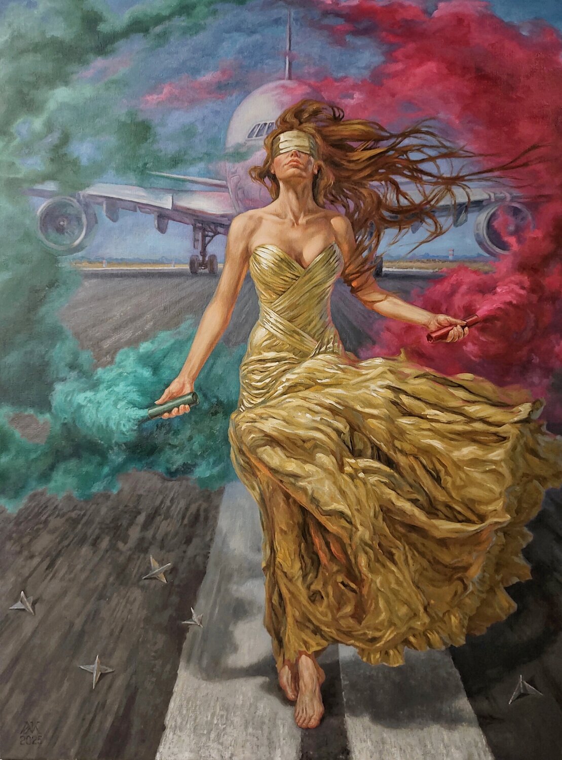 The Liner Andrii Zhukov Original painting for sale