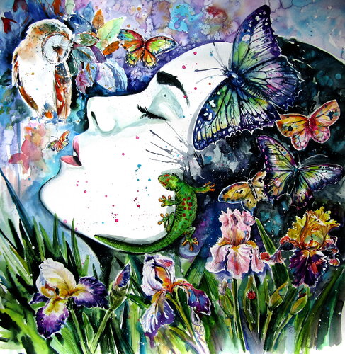 Soul and dreams by Anna Brigitta Kovacs, Painting for Sale on Select