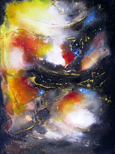 Black hole by Anna Brigitta Kovacs, Painting for Sale on Select