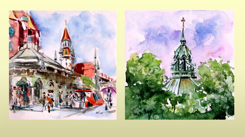 Munich collection by Anna Brigitta Kovacs, Painting for Sale on Select