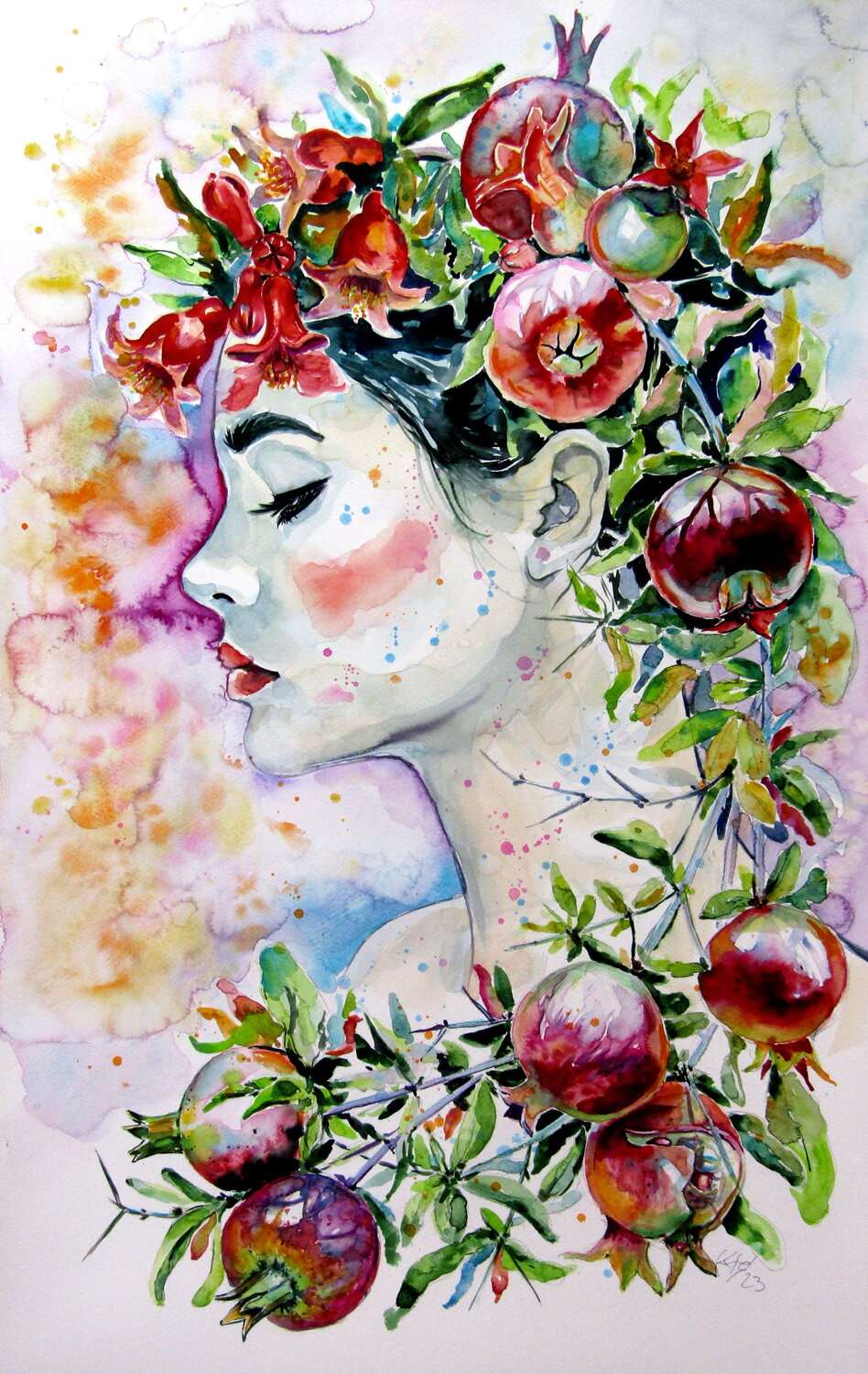 Persephone Anna Brigitta Kovacs Original painting for sale