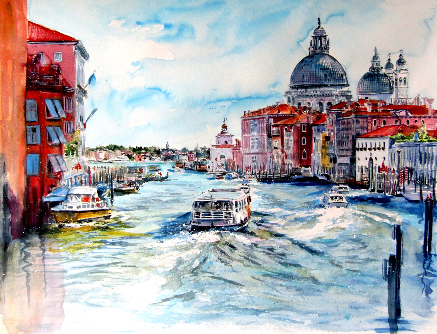 Venice Anna Brigitta Kovacs Original painting for sale