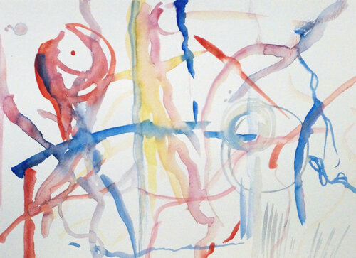 Feelings Flow by Nicole Javorsky, Painting for Sale on Select