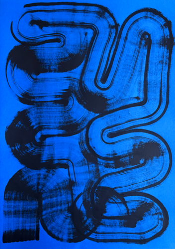 INDIGO V by Maksym Skvortsov, Painting for Sale on Select