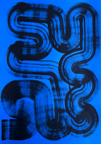 INDIGO VI by Maksym Skvortsov, Painting for Sale on Select