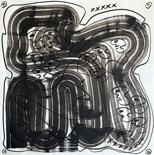 Old Maze II by Maksym Skvortsov, Painting for Sale on Select