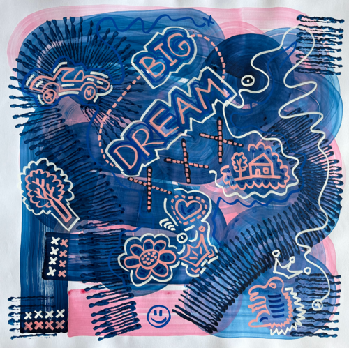 Big Dream by Maksym Skvortsov, Painting for Sale on Select