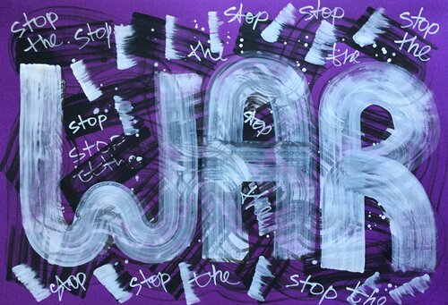 stop the by Maksym Skvortsov, Painting for Sale on Select