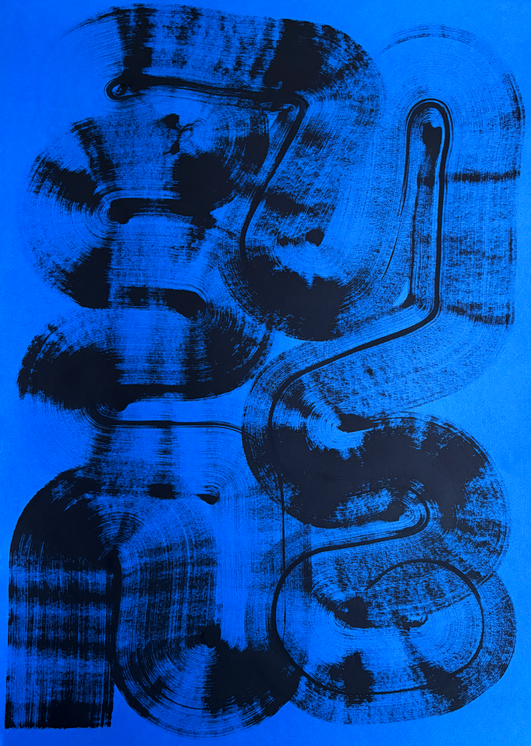 INDIGO III Maksym Skvortsov Original painting for sale
