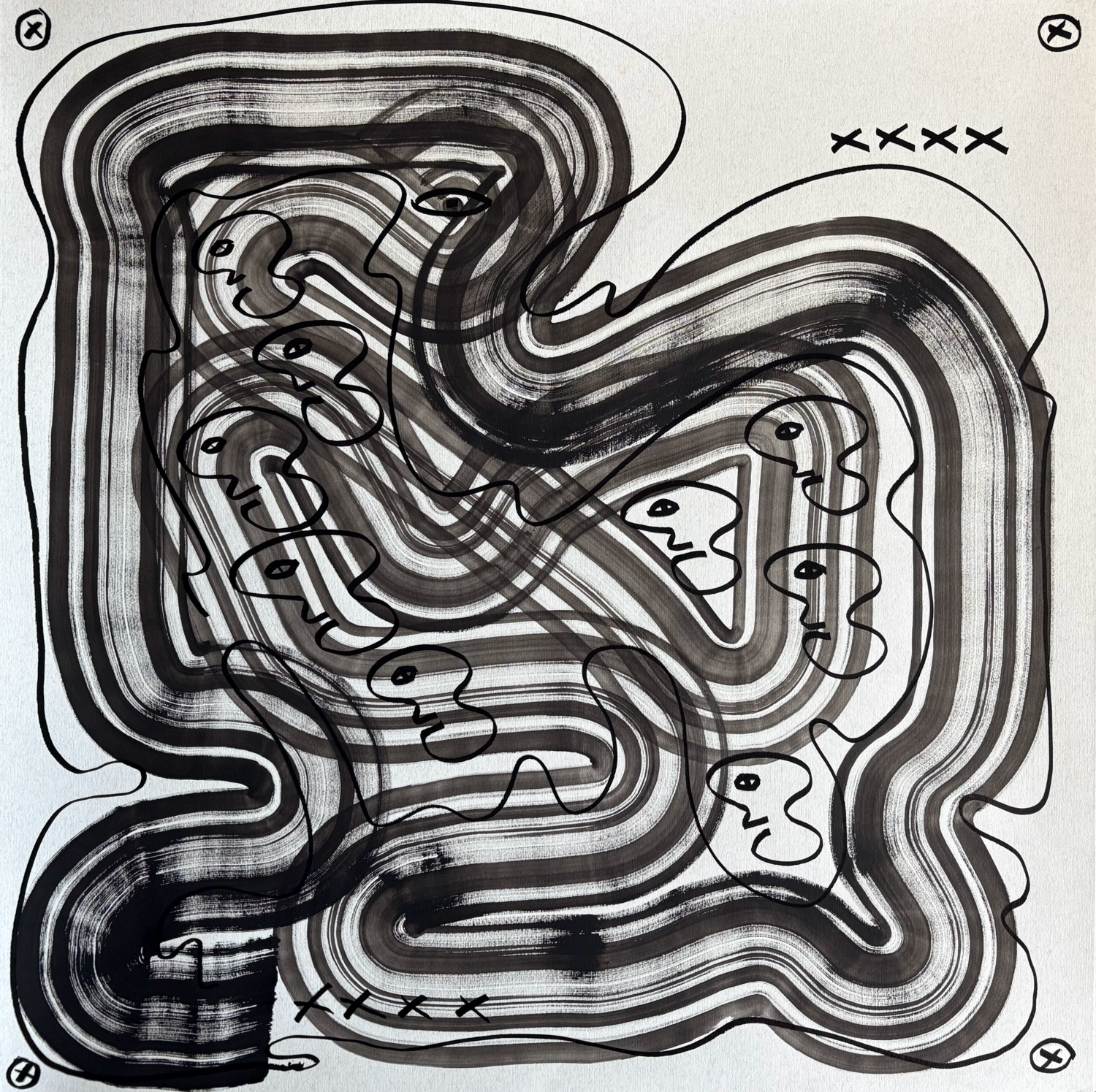 Old Maze I Maksym Skvortsov Original painting for sale