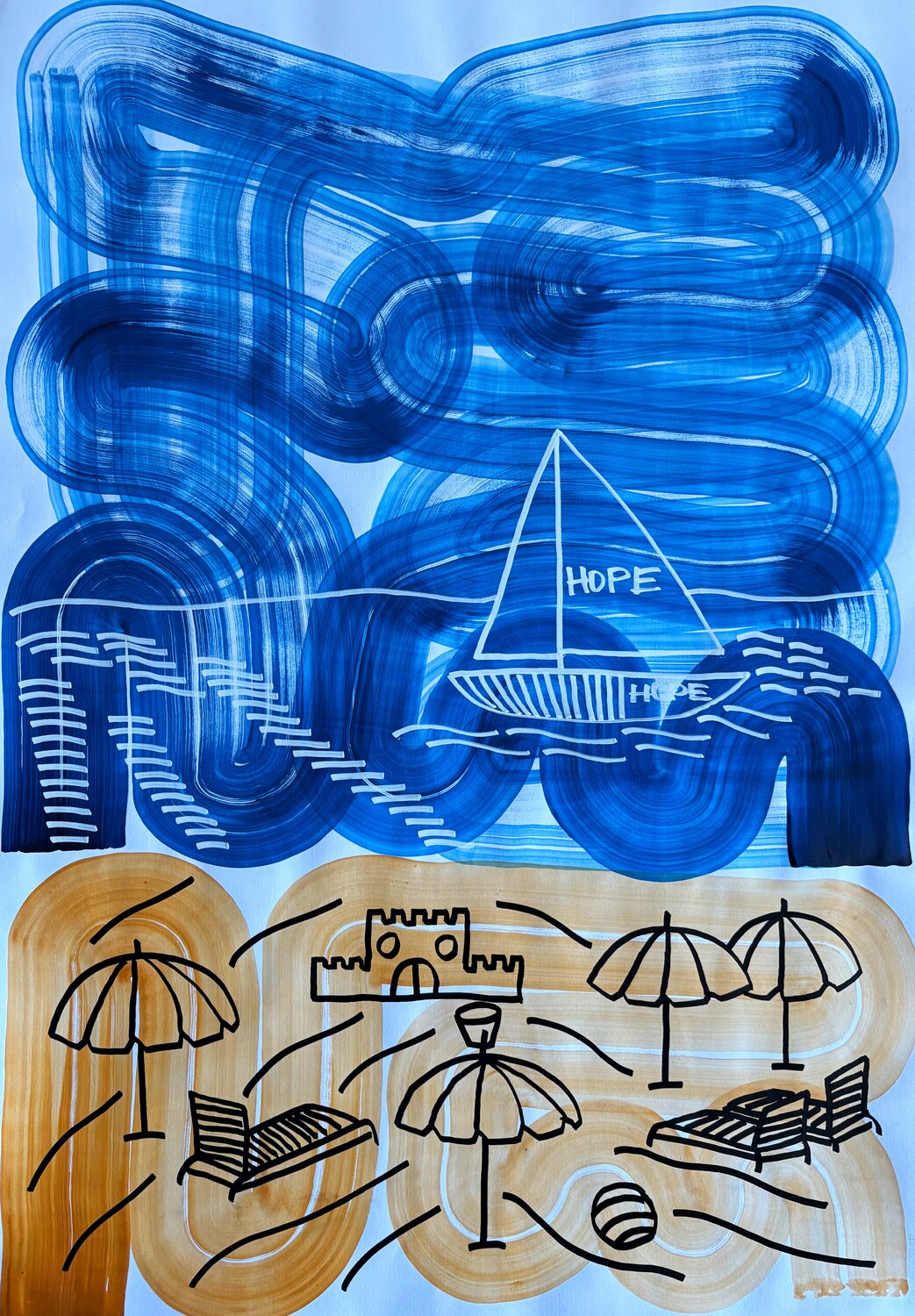 HOPE Maksym Skvortsov Original painting for sale