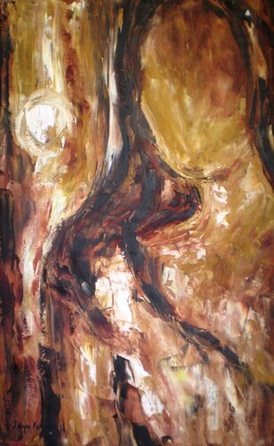 Waiting In The Moonlight by Deepa Kern, Painting for Sale on Select
