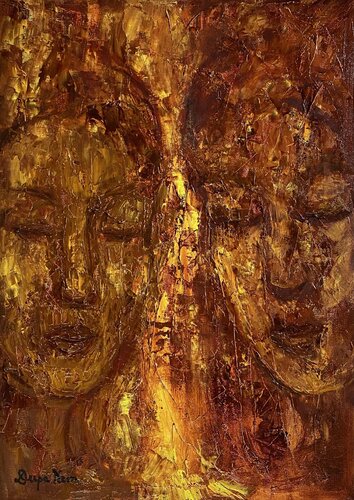 Peaceful Moments by Deepa Kern, Painting for Sale on Select