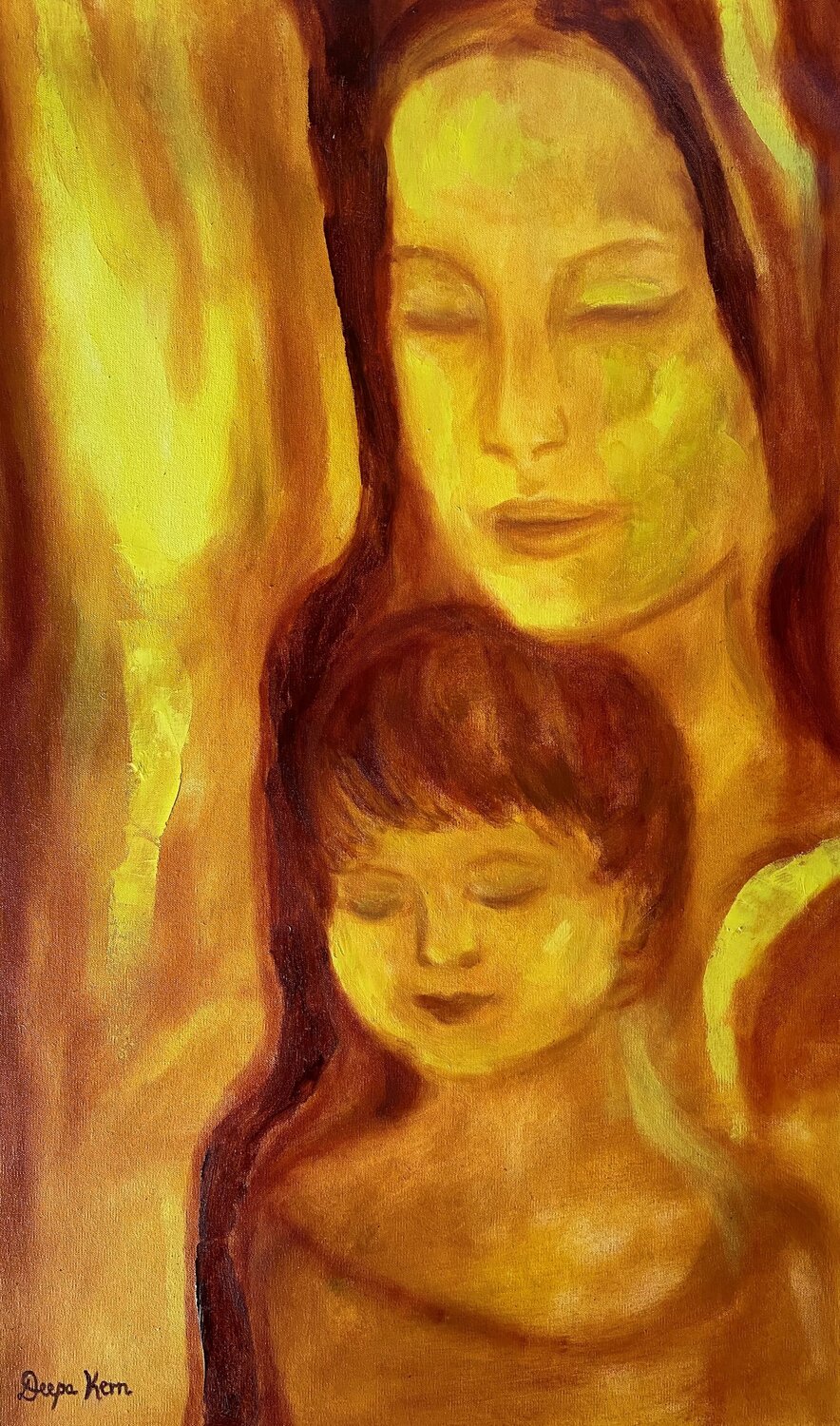 Tenderness Deepa Kern Original painting for sale