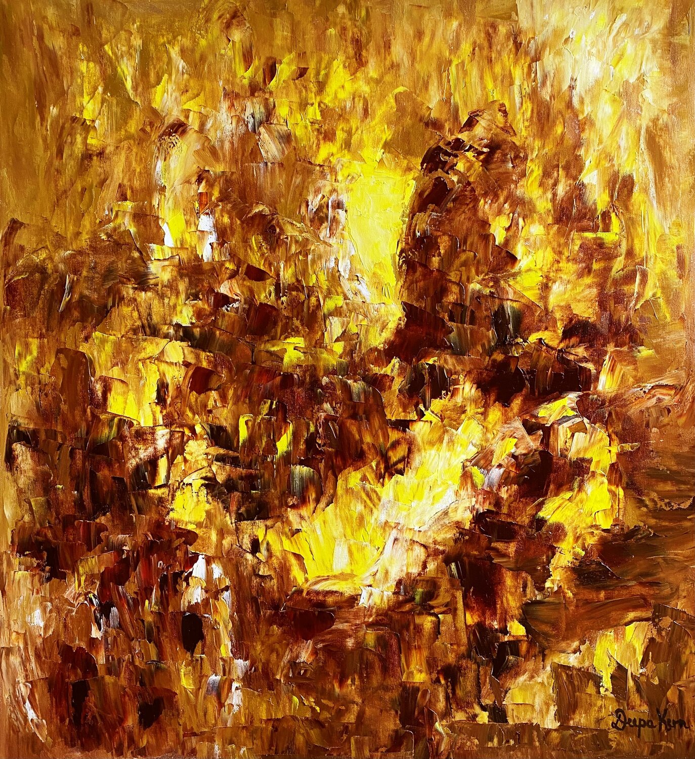 Sunlight Symphony Deepa Kern Original painting for sale