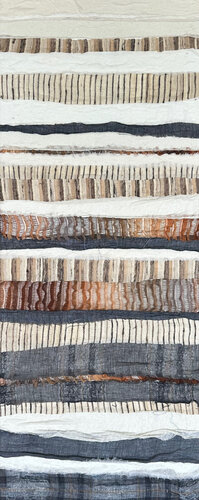 Stripes Revival 1 by Joanna Wietrzycka, Painting for Sale on Select